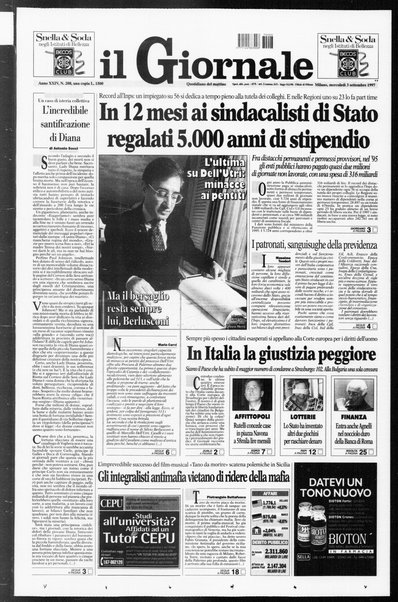 Il giornale : quotidiano del mattino